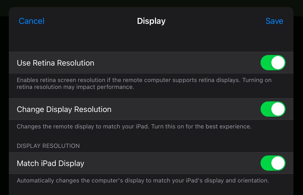 Jump Desktop Host Machine Configuration